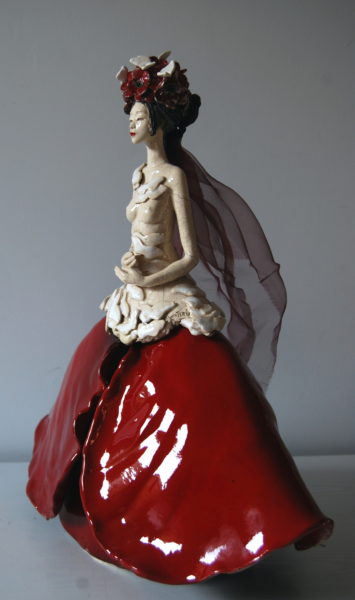 Sculpture Pauline Wateau Fille Coquelicot 2018